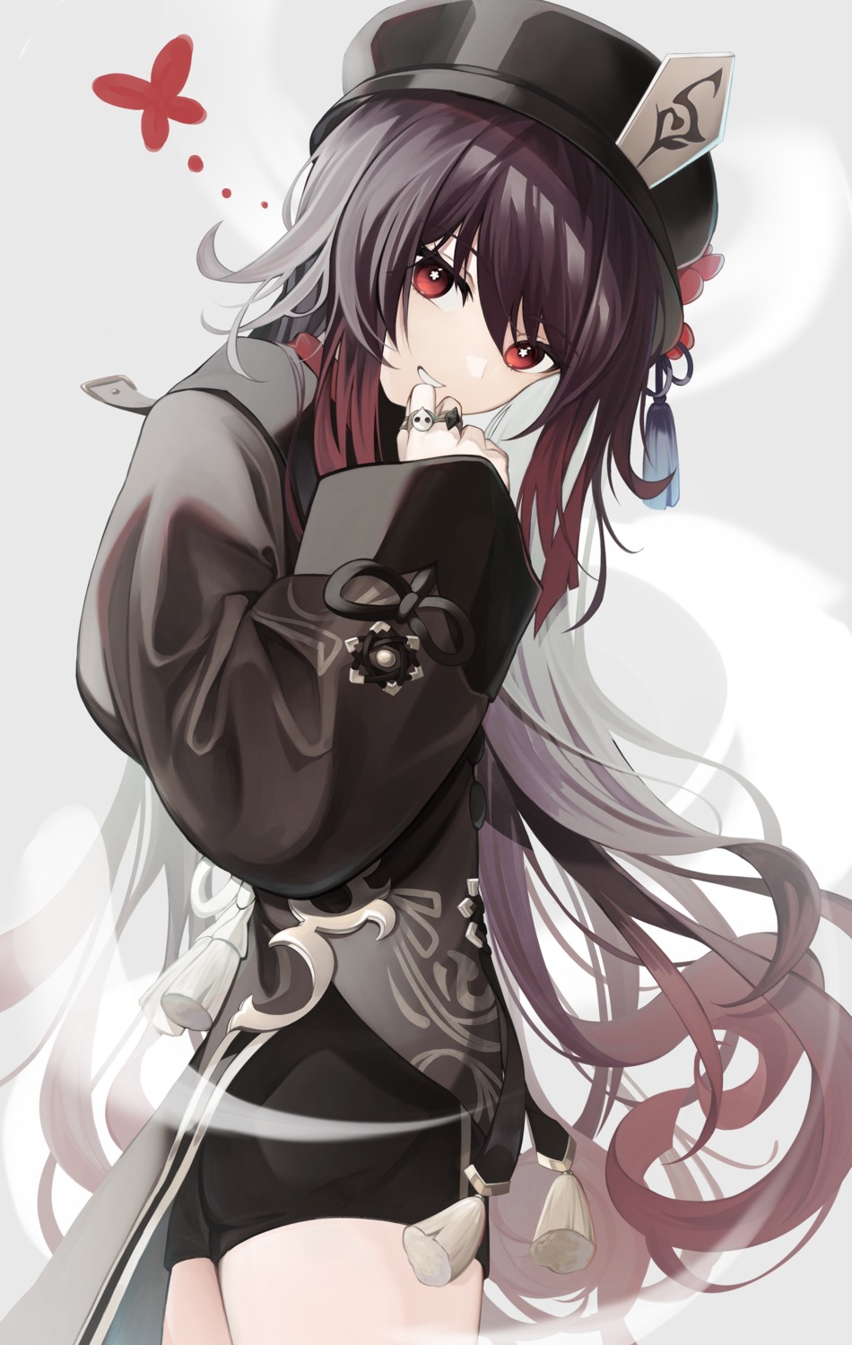 amanai_daisy, asian_clothes, ass, genshin_impact, hu_tao