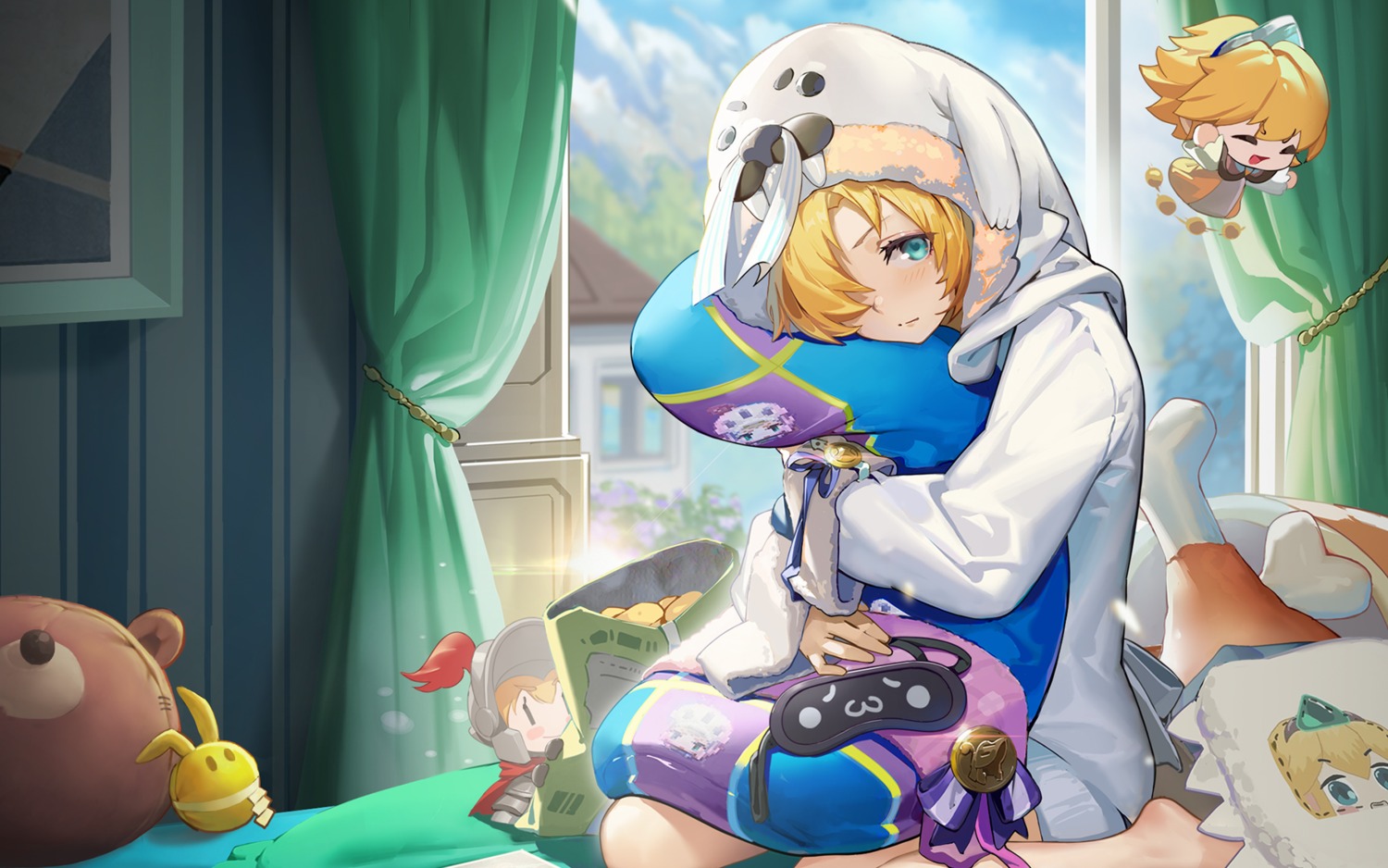 chibi, guardian_tales, tagme, upscaled