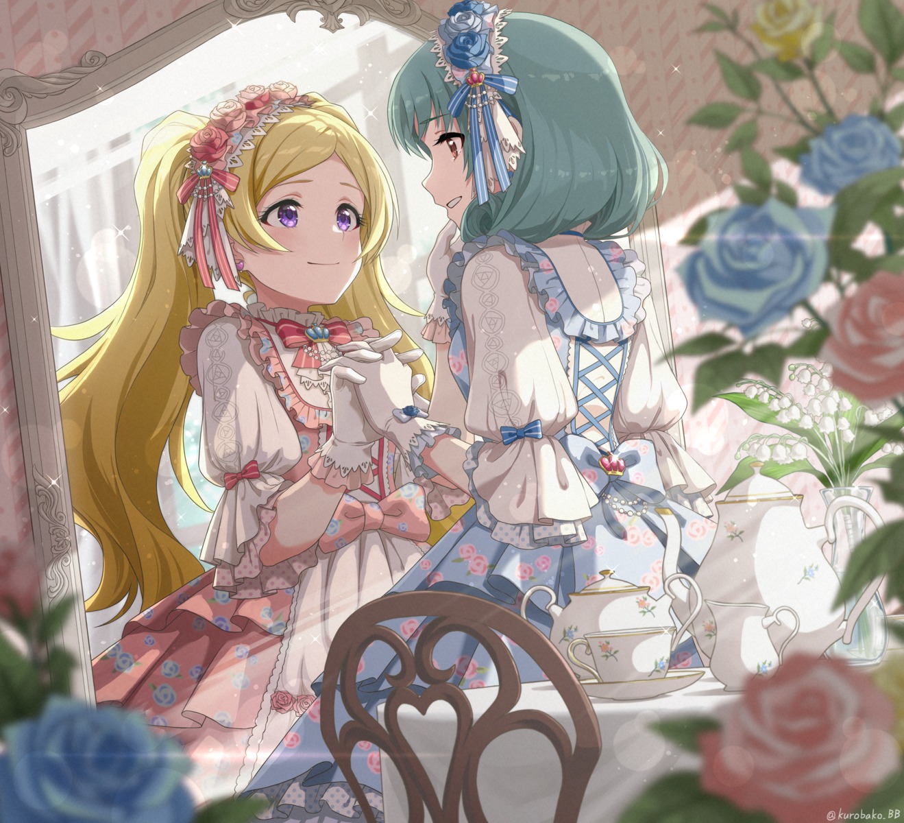dress, emily_stewart, gothic_lolita, kurobako_bb, lolita_fashion, the_idolm@ster, the_idolm@ster_million_live!, tokugawa_matsuri