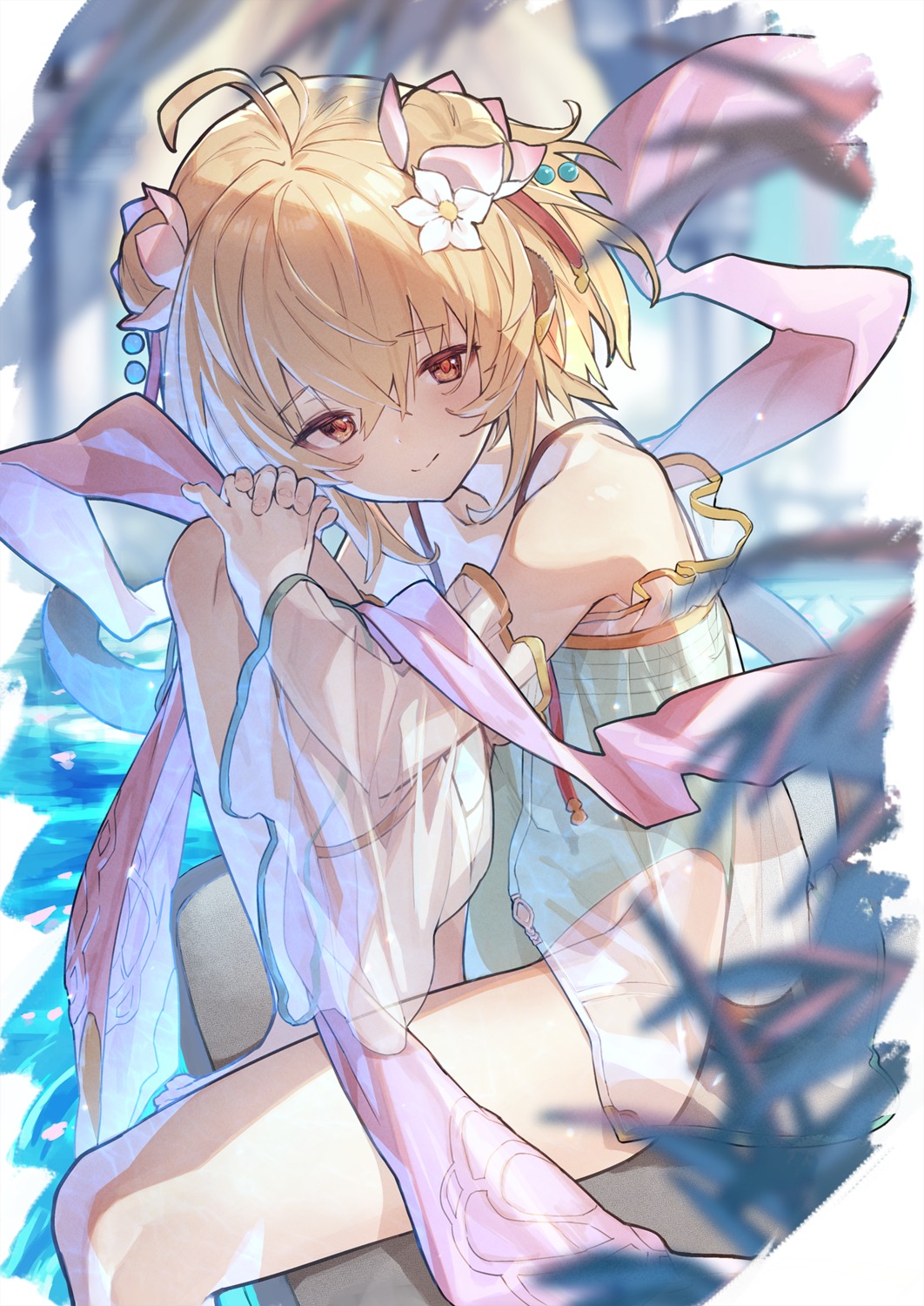 andira_(granblue_fantasy), garter, granblue_fantasy, sawayaka_samehada, see_through, swimsuits