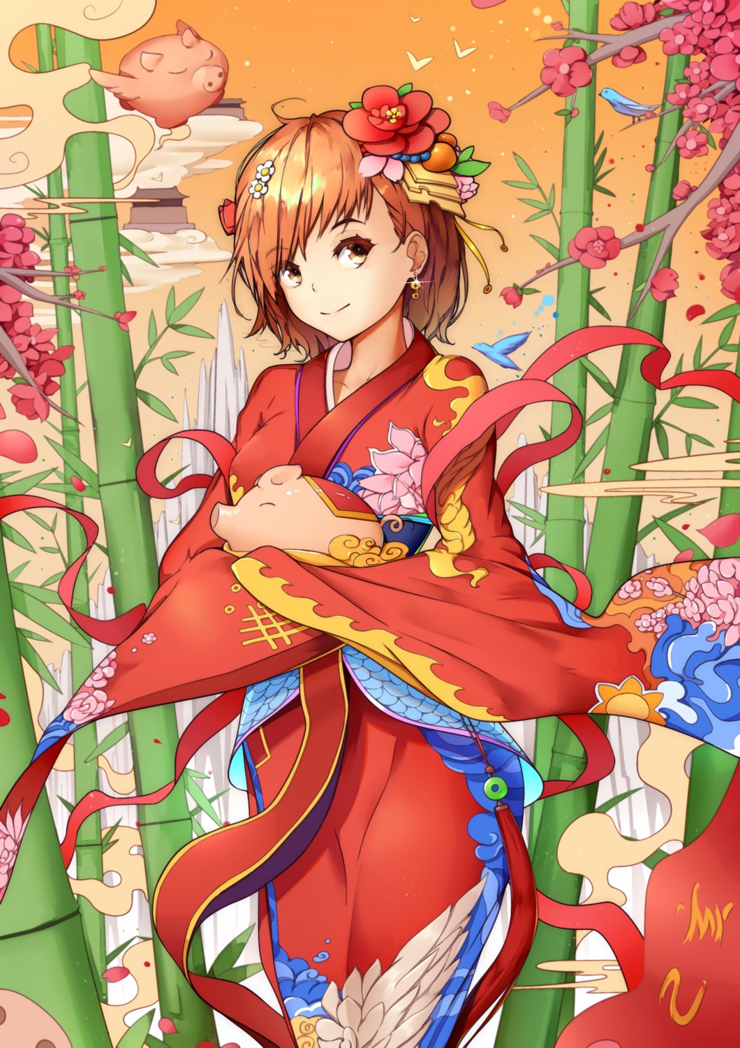 hd-hlh-3h, kimono, misaka_mikoto, toaru_kagaku_no_railgun, toaru_majutsu_no_index