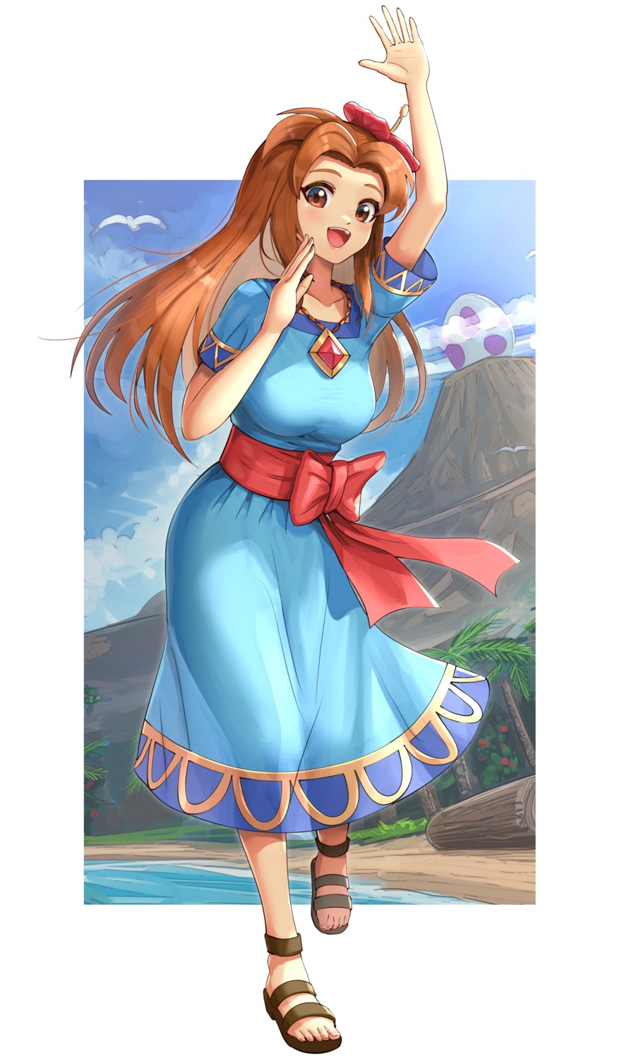 dress, gonzarez, marin_(zelda), see_through, the_legend_of_zelda, the_legend_of_zelda:_link's_awakening