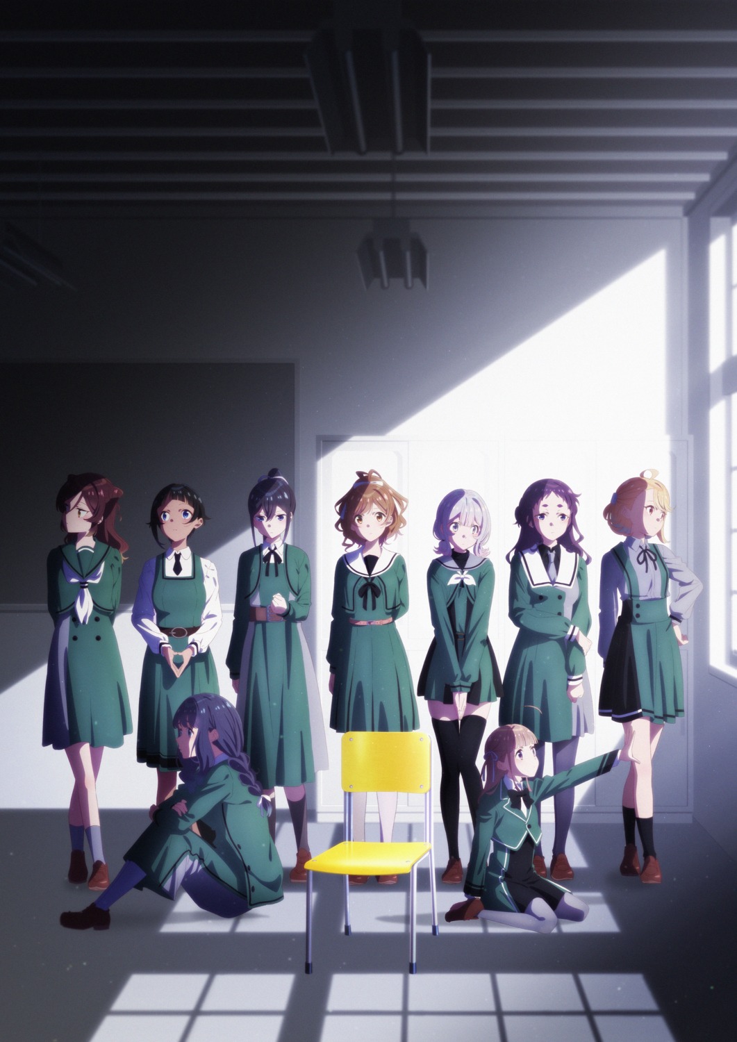 hamaguri_hiromi, hananoi_rena, imau_nagisa, koizumi_uta, miyama_suzune, seifuku, selection_project, tagme