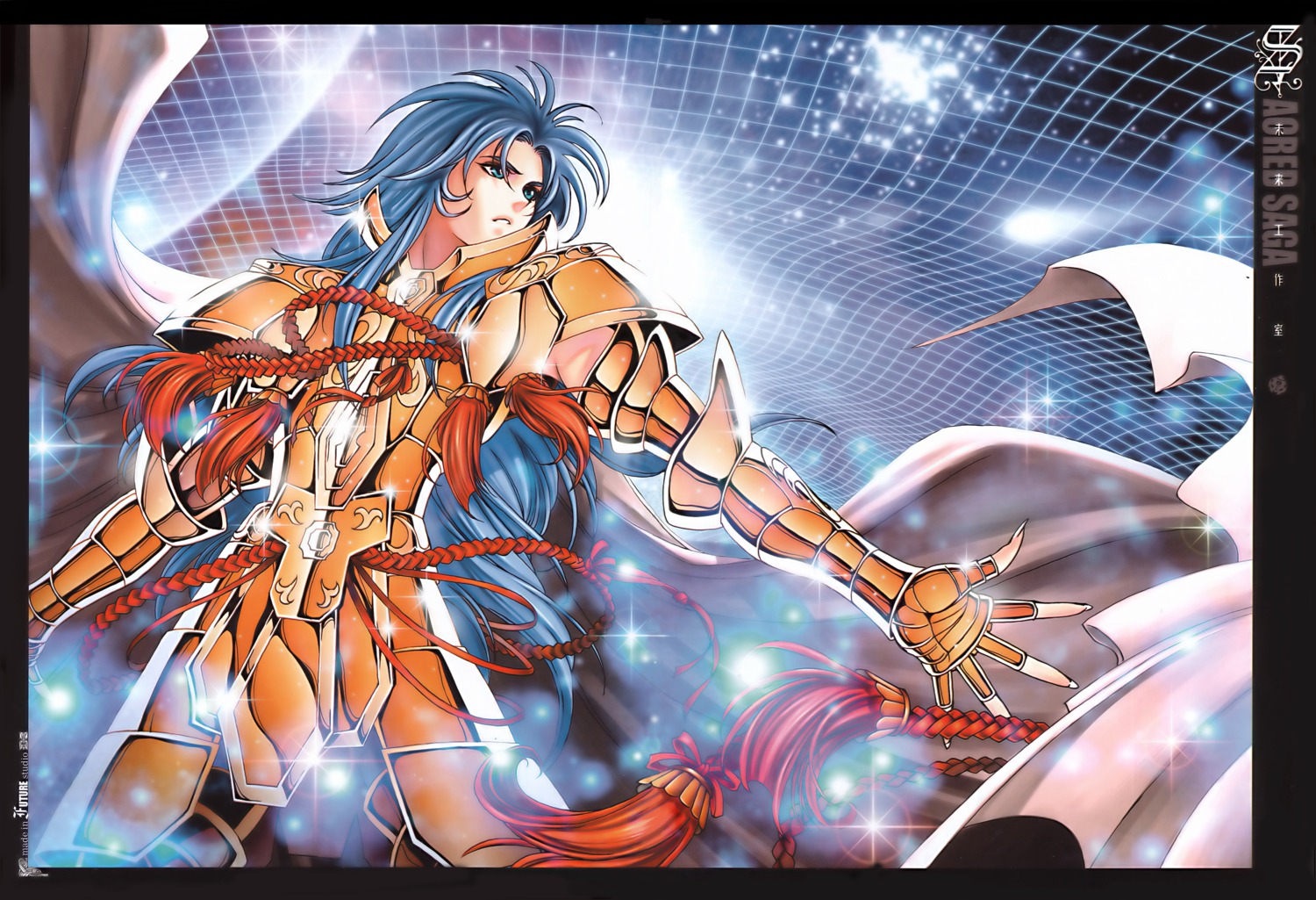 future_studio, gemini_saga, male, saint_seiya