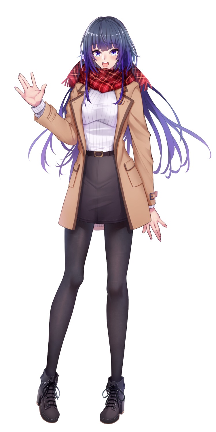 heels, pantyhose, sion_owatas, sweater