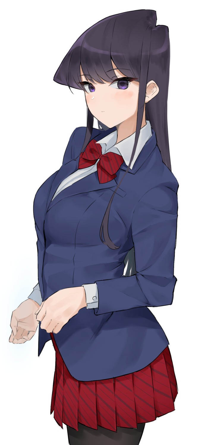komi-san_wa_komyushou_desu., komi_shouko, seifuku, takita_(takita3411)