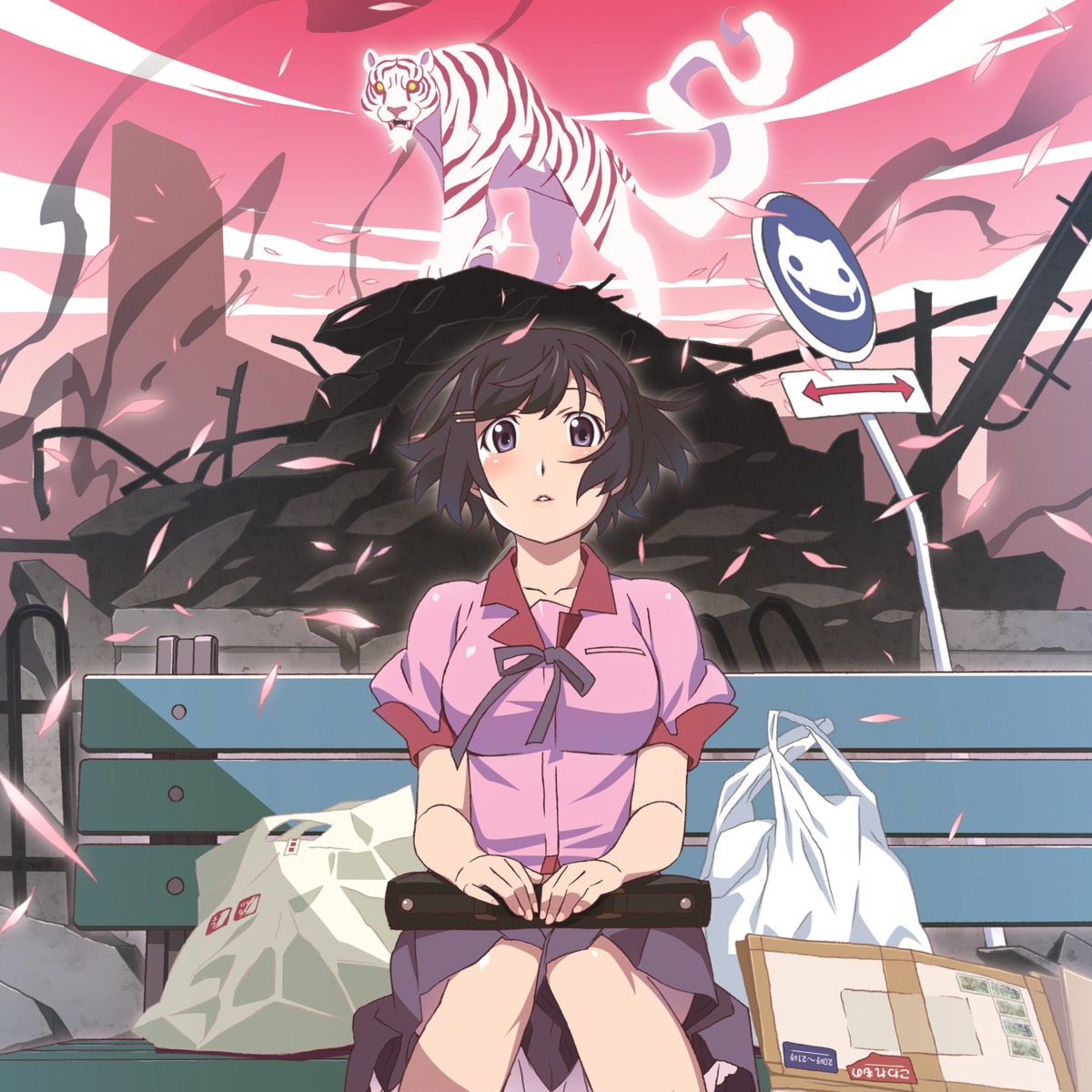 disc_cover, hanekawa_tsubasa, monogatari_(series), seifuku, tagme