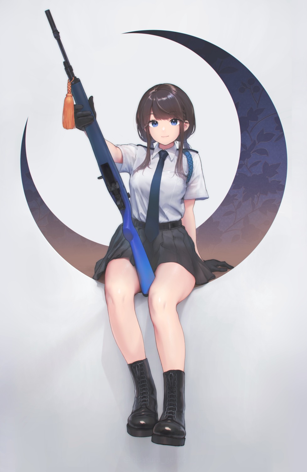 genso, gun, uniform