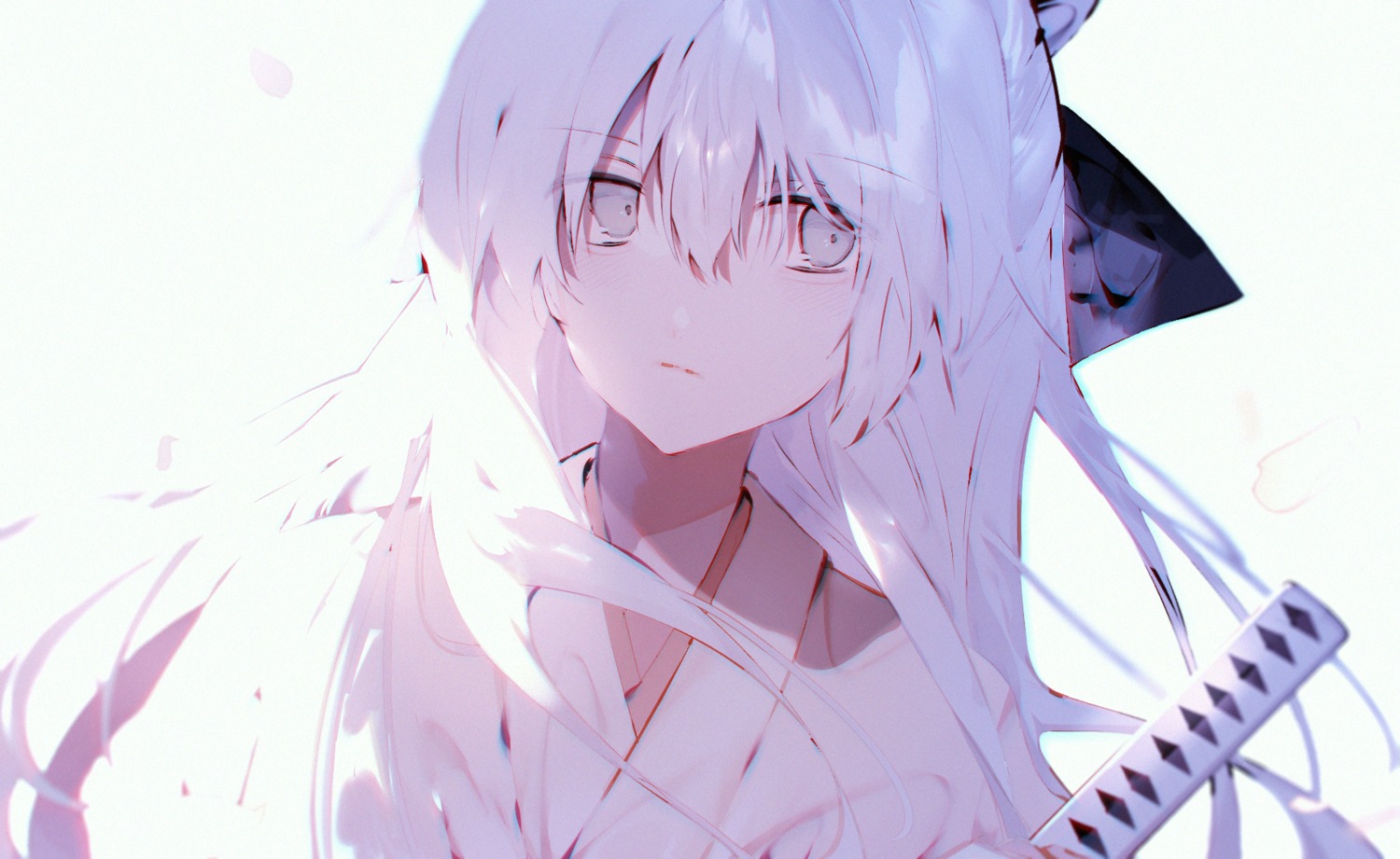 fate/grand_order, japanese_clothes, leo_(feeling_goooood), okita_souji_(fate), sword