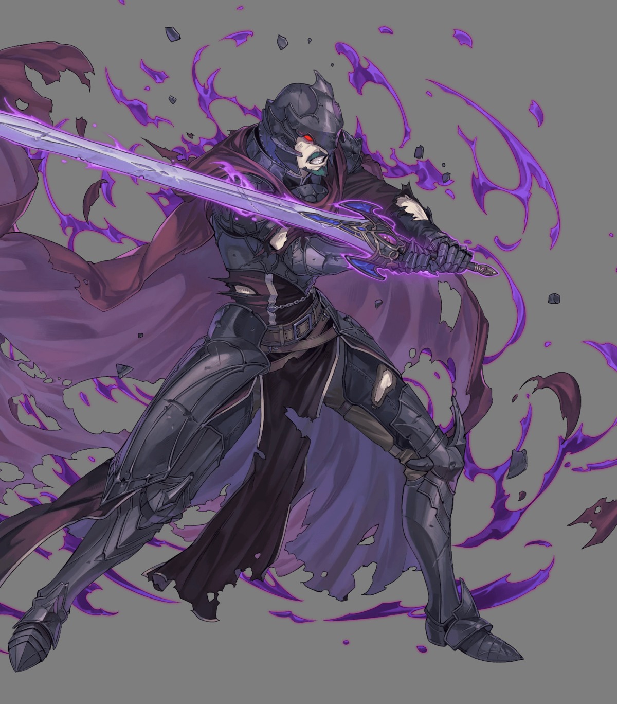 armor, bertram, fire_emblem, fire_emblem:_souen_no_kiseki, nintendo, nishiki_areku, sword, torn_clothes