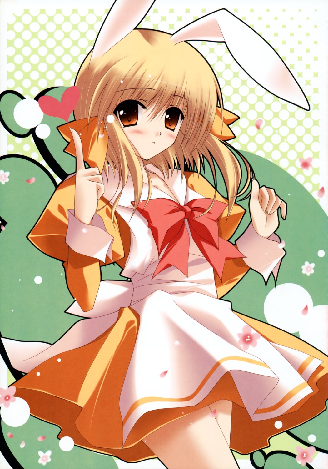 animal_ears, bunny_ears, greenwood, mikan, zinno