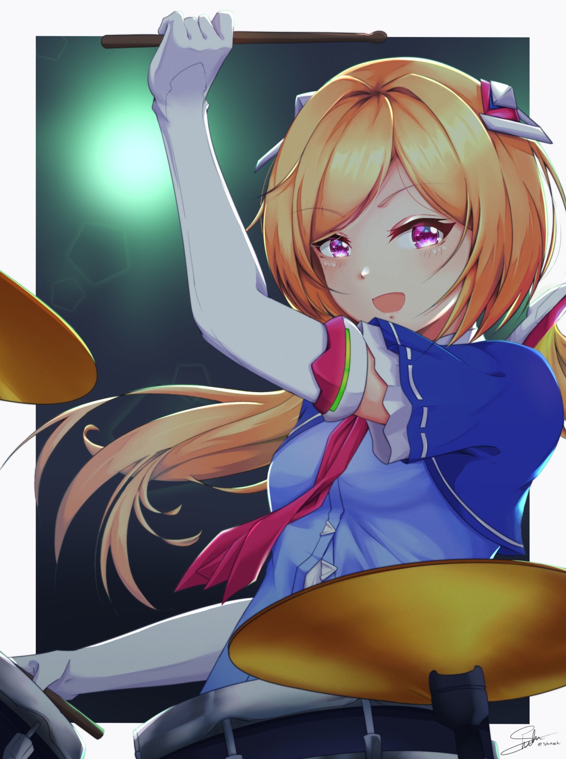 aki_rosenthal, hololive, shiinochi, uniform
