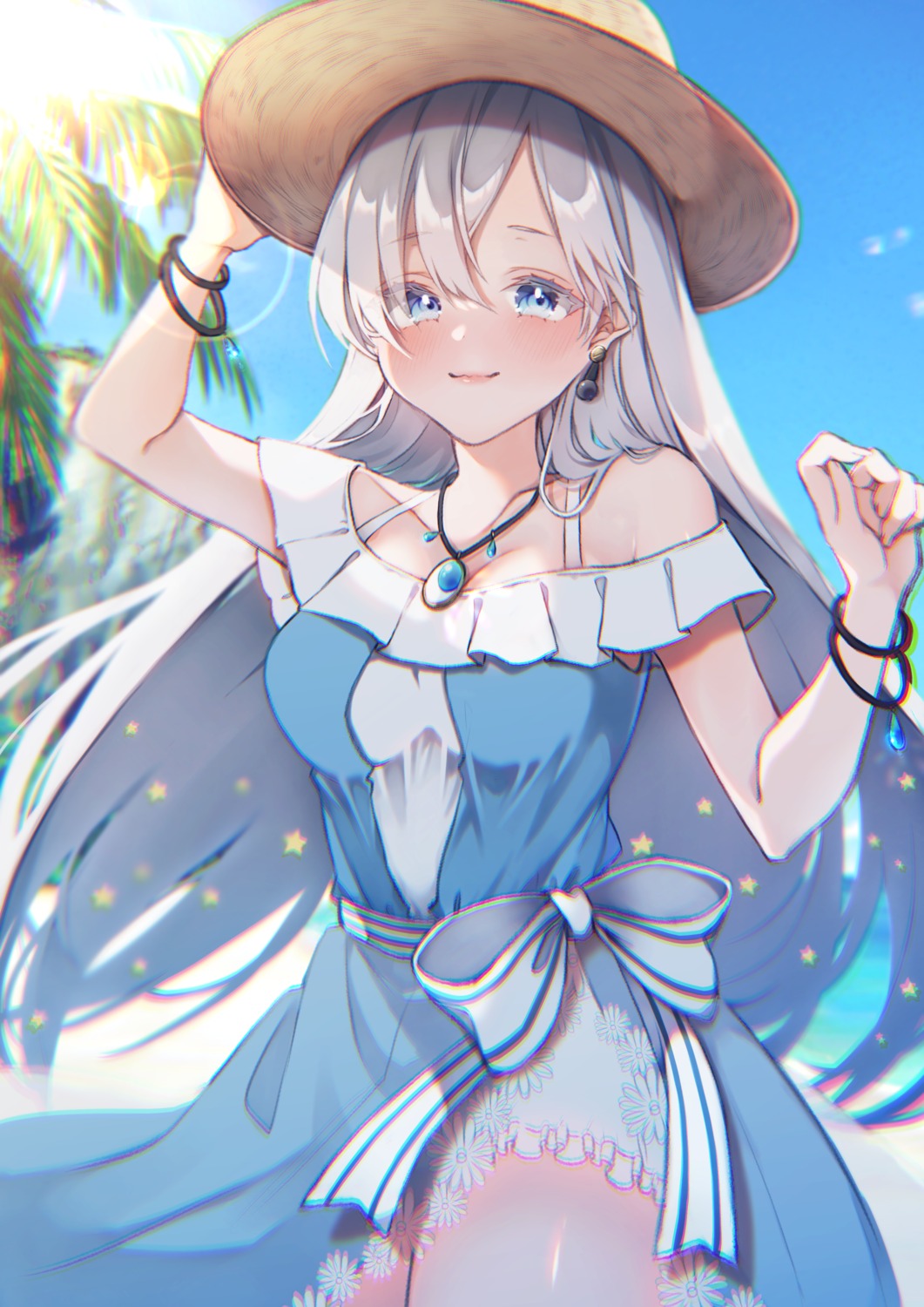 anastasia_(fate/grand_order), dress, fate/grand_order, marei_(mercy), see_through