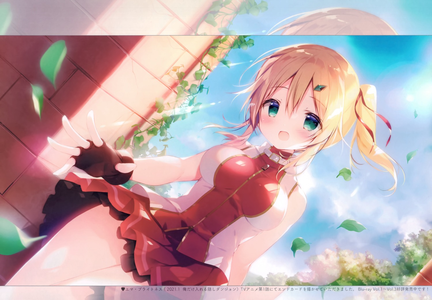 emma_brightness, ore_dake_haireru_kakushi_dungeon, shiratama, shiratamaco, skirt_lift