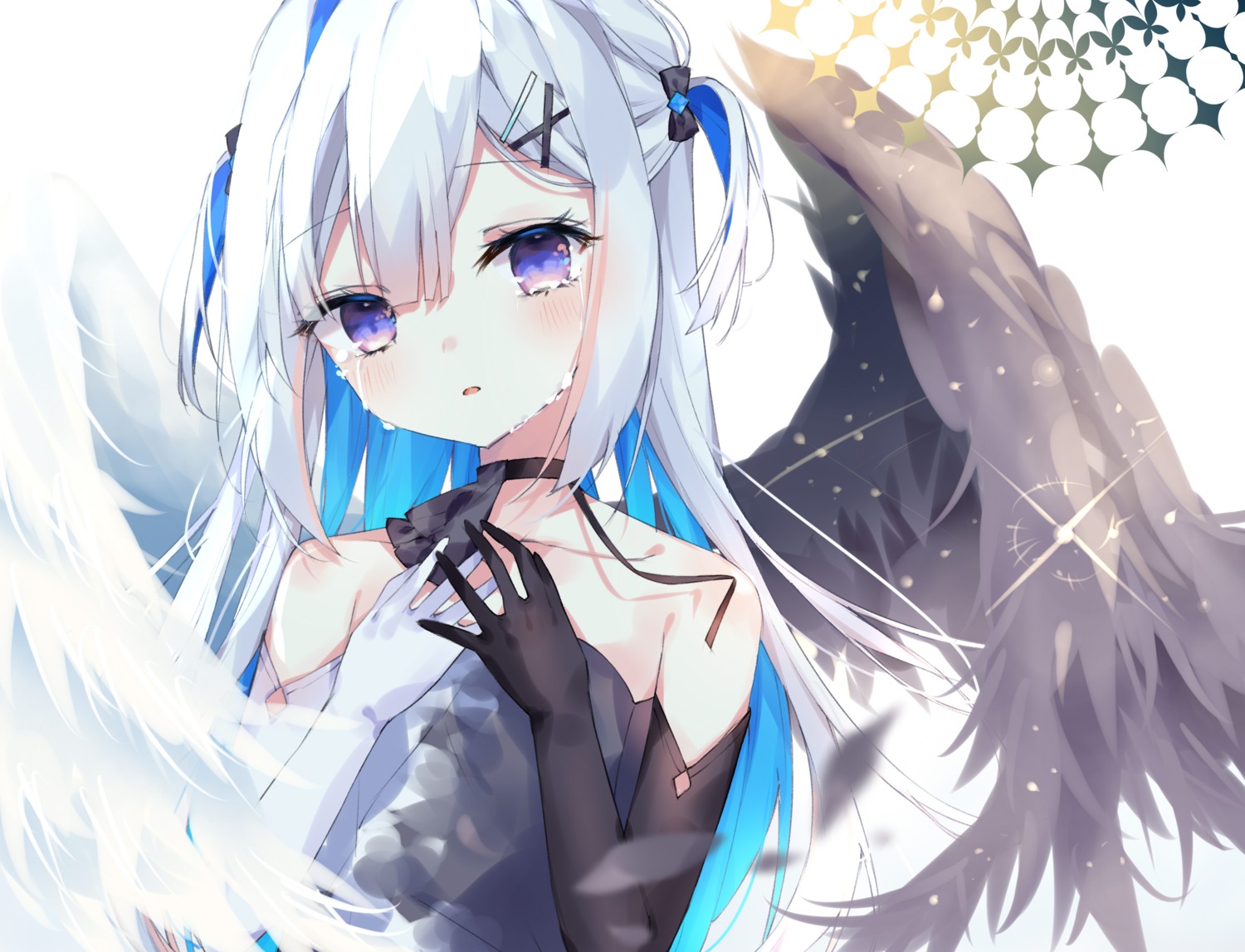 amane_kanata, hololive, shigureszku, wings