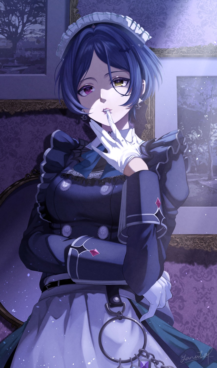 hayami_kanade, heterochromia, maid, the_idolm@ster, the_idolm@ster_cinderella_girls, yanagito