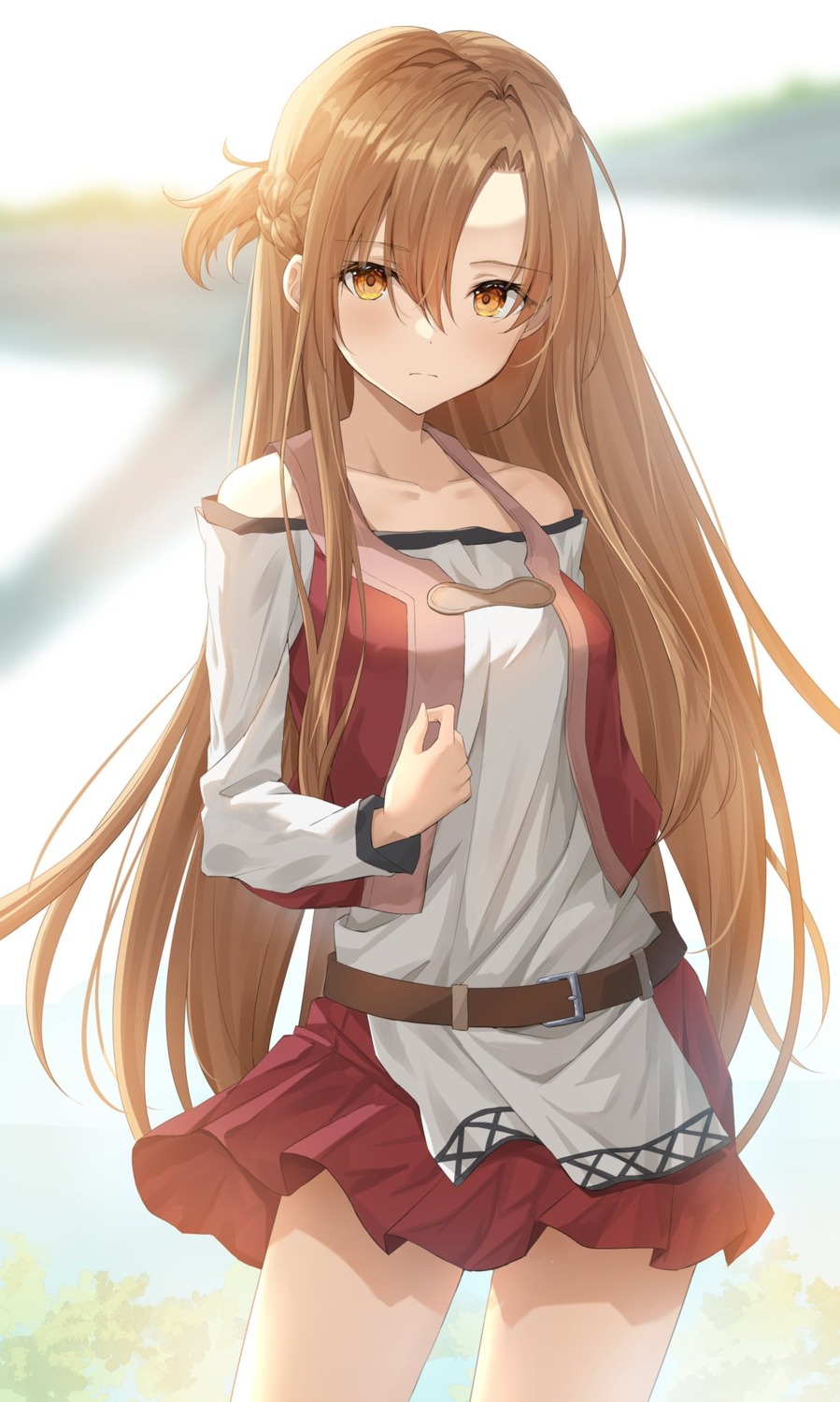 asuna_(sword_art_online), kanaria_hisagi, sword_art_online, thighhighs