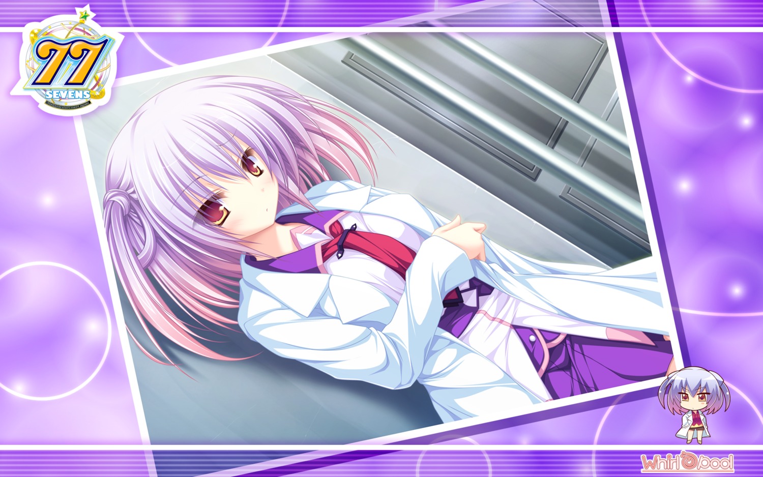 77, chibi, mikagami_mamizu, seifuku, tsuneha_aki, wallpaper, whirlpool
