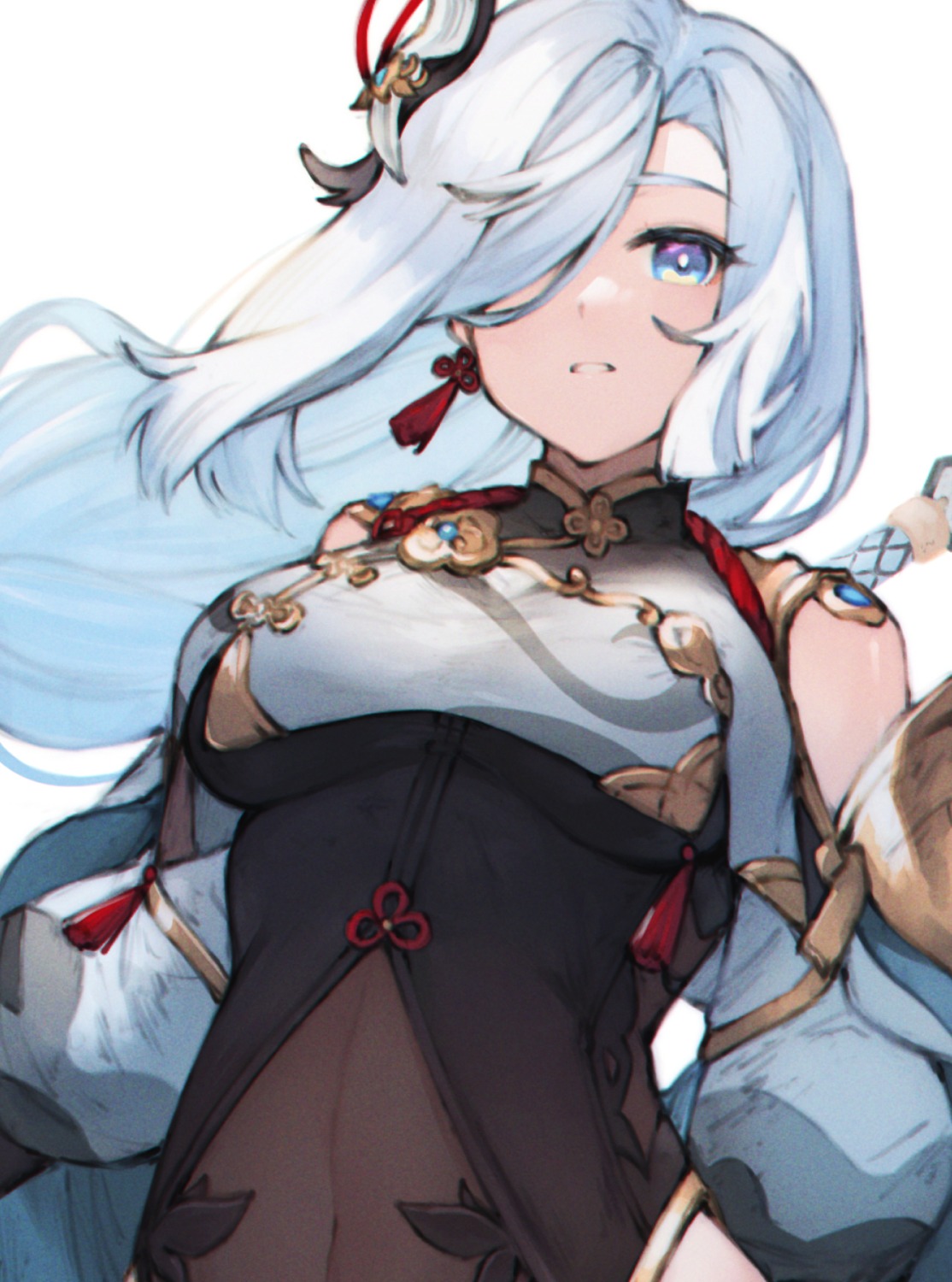 asian_clothes, genshin_impact, koretsuki_azuma, shenhe
