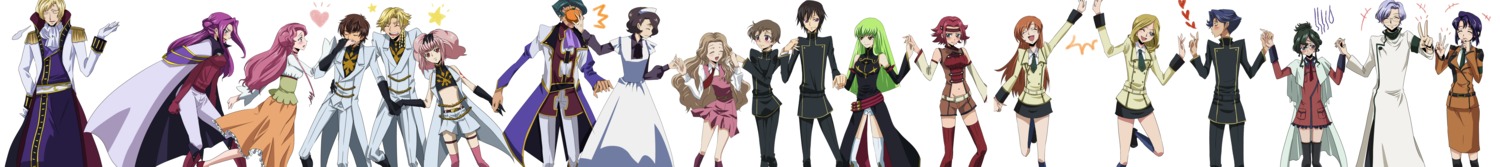 anya_alstreim, c.c., cecile_croomy, code_geass, cornelia_li_britannia, euphemia_li_britannia, freckle, gino_weinberg