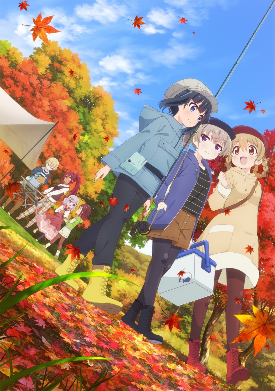 fukumoto_futaba, fukumoto_ichika, minagi_hiyori, minagi_koharu, ninomiya_aiko, pantyhose, slow_loop, yoshinagi_koi