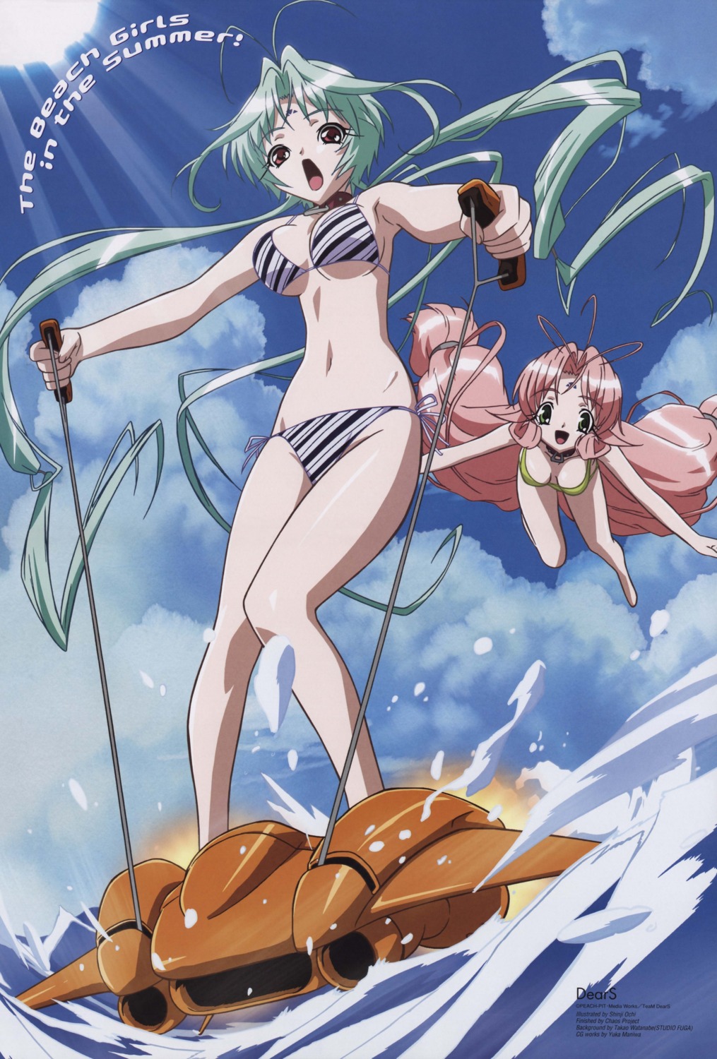 bikini, dears, miu, ren_(dears), swimsuits