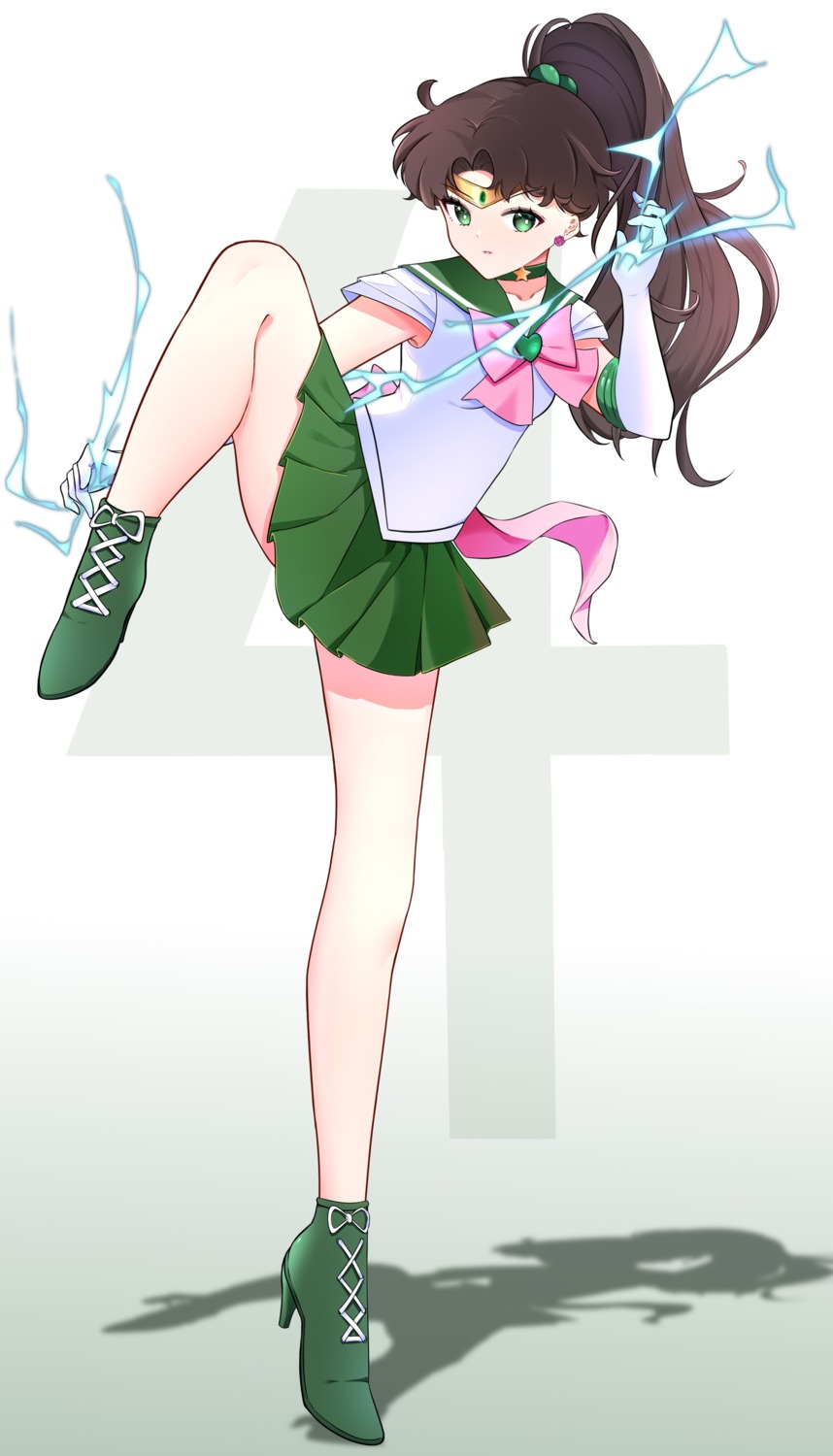 bishoujo_senshi_sailor_moon, heels, kino_makoto, lao_wu_xi_wudi, seifuku, skirt_lift