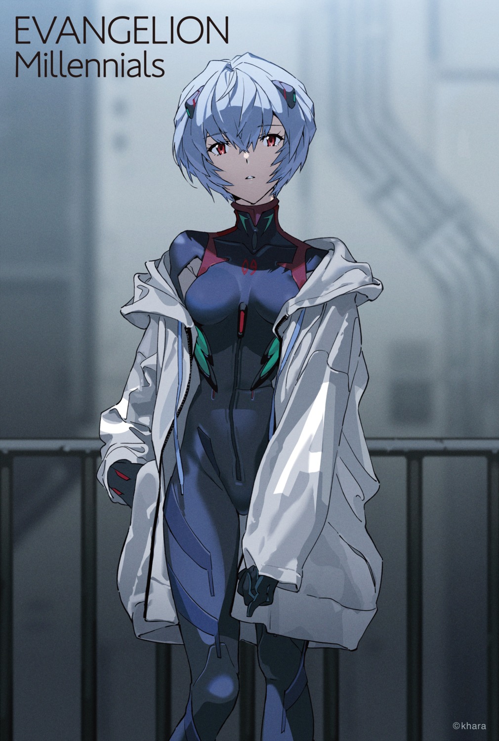 ayanami_rei, bodysuit, neon_genesis_evangelion, yoneyama_mai