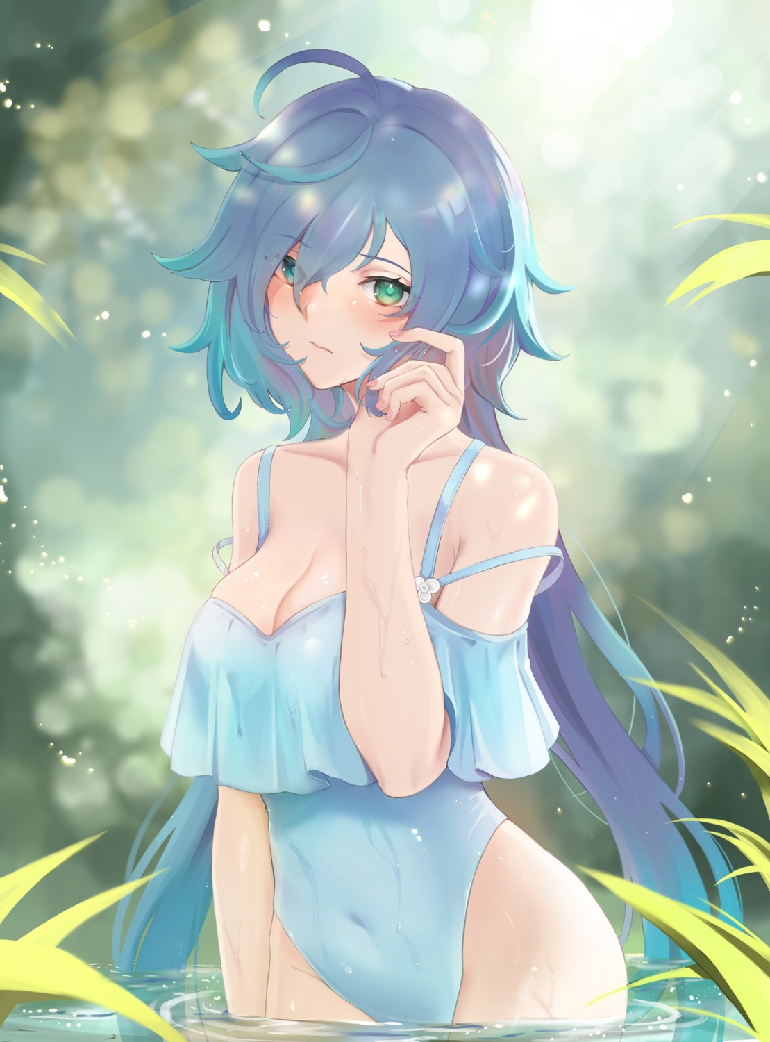 mirai'g, swimsuits, wet