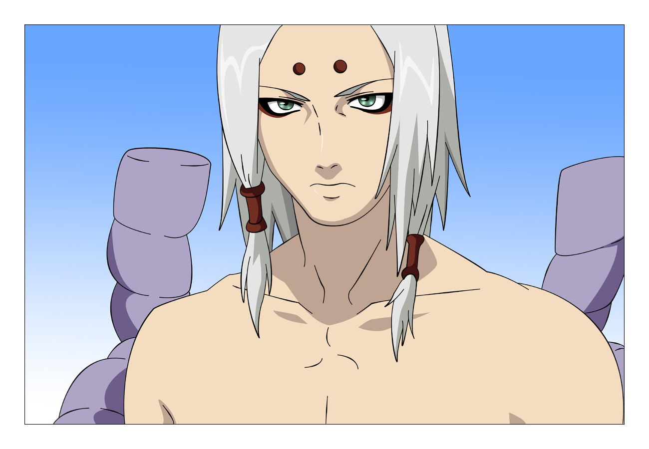 kaguya_kimimaro, male, naruto, vector_trace