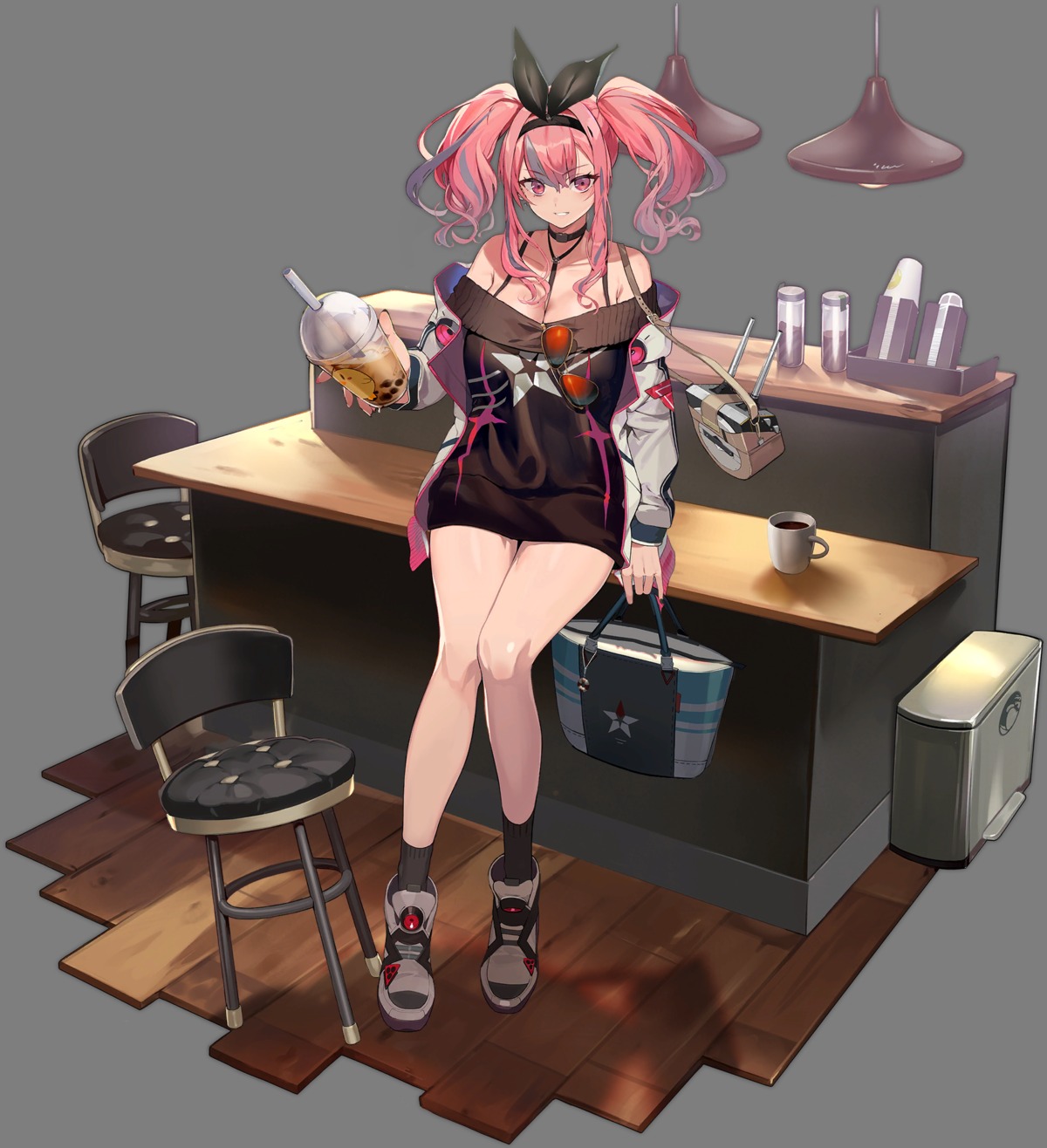 azur_lane, bremerton_(azur_lane), katsudansou, no_bra, sweater, transparent_png