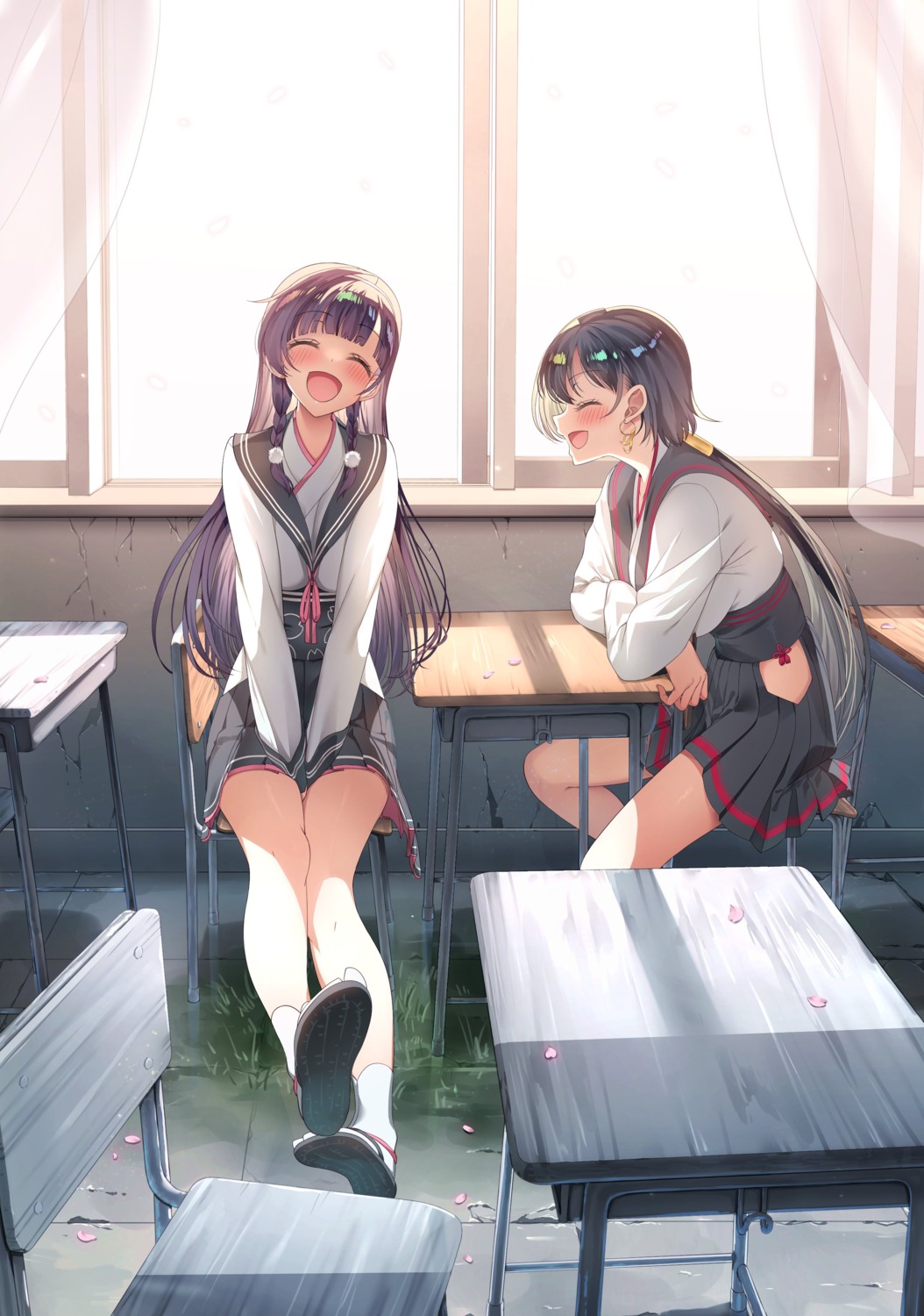 asahina_hikage, kunado_kokuki, purple_software, seifuku