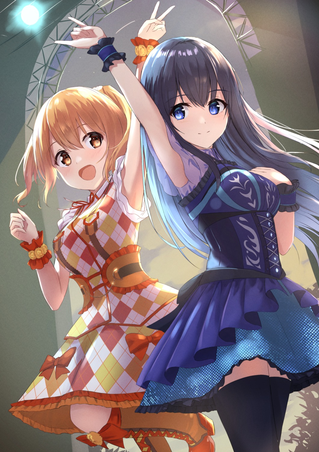 idoly_pride, kawasaki_sakura, nagase_kotono, tagme, thighhighs, uniform