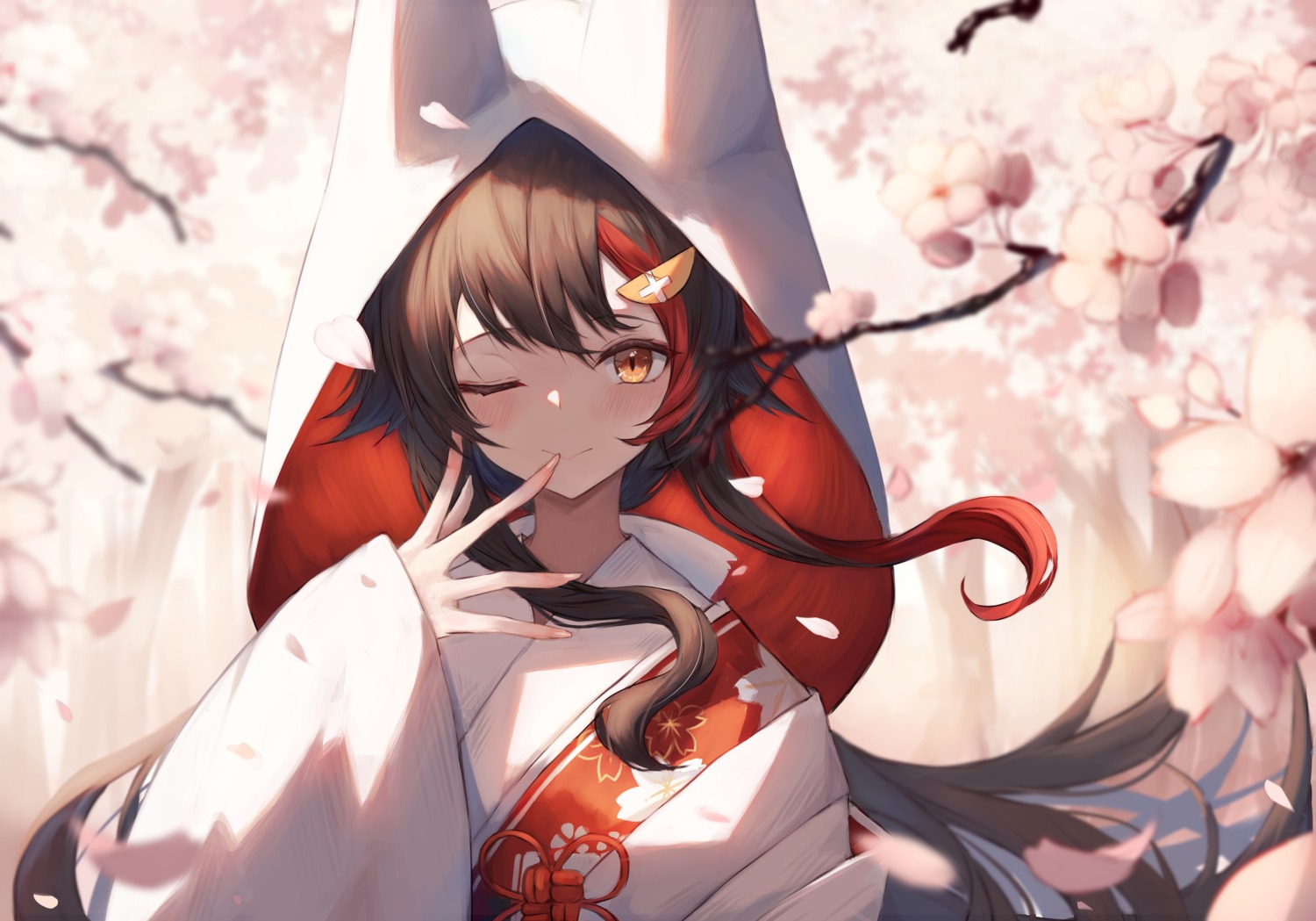 hololive, hololive_gamers, inre_kemomimi, japanese_clothes, ookami_mio