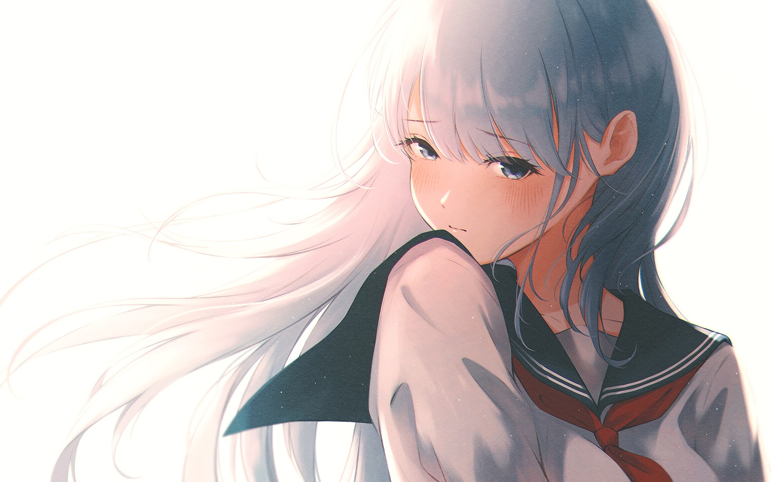 marunami_fuji, seifuku, wallpaper