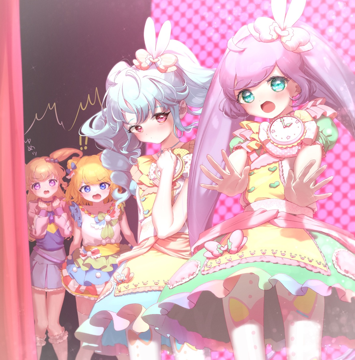 idol_land_pripara, katasumi_amari, manaka_lala, minami_mirei, nekono_moni, pantyhose, pretty_series, pripara