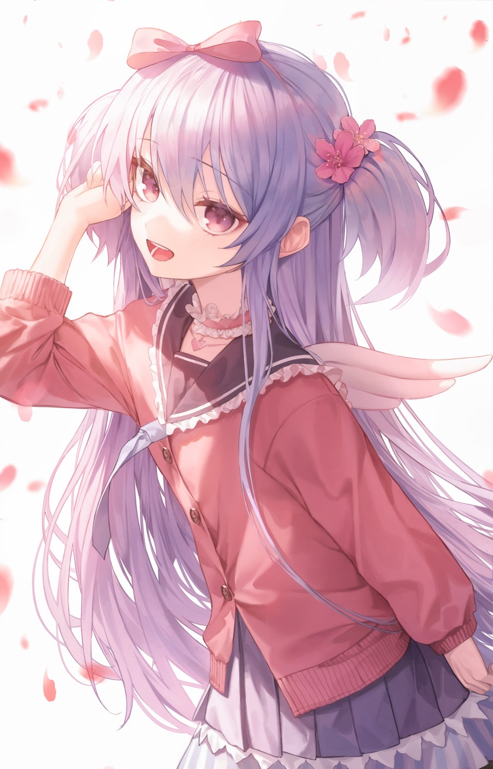 lo-ta, seifuku, sweater, wings