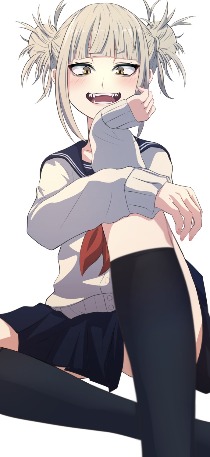 boku_no_hero_academia, na-suke, seifuku, skirt_lift, sweater, toga_himiko