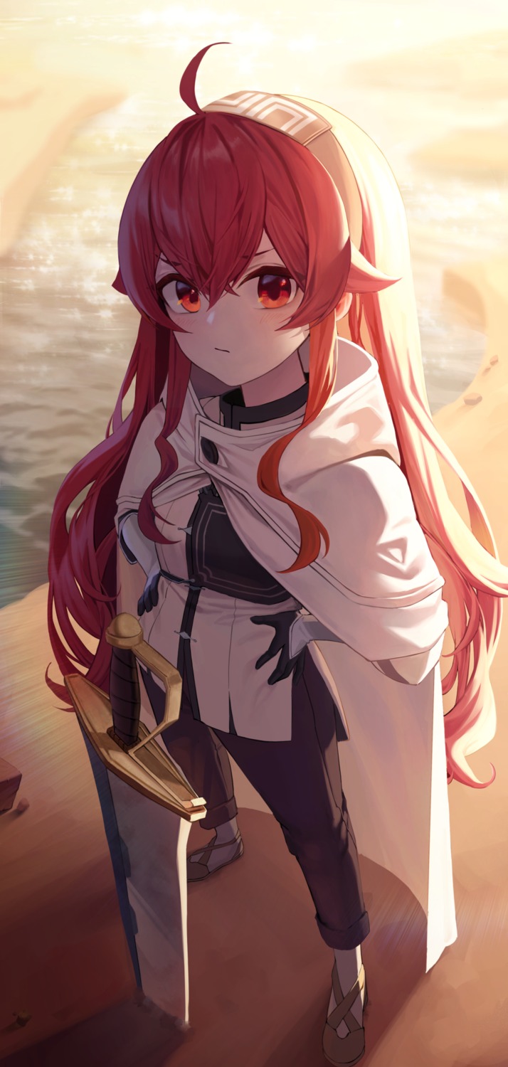 eris_boreas_greyrat, mansu_(user_pnmp4287), mushoku_tensei, sword