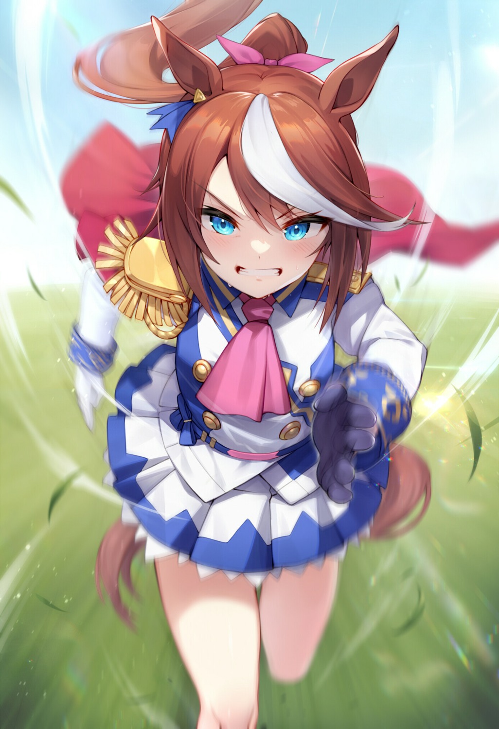 animal_ears, tail, taro_(ultrataro), tokai_teio_(umamusume), uma_musume_pretty_derby, uniform
