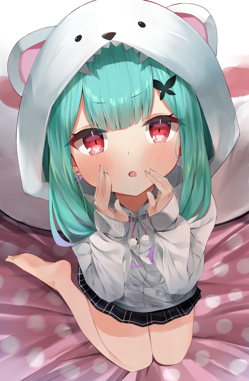 animal_ears, eureka_814, hololive, seifuku, uruha_rushia