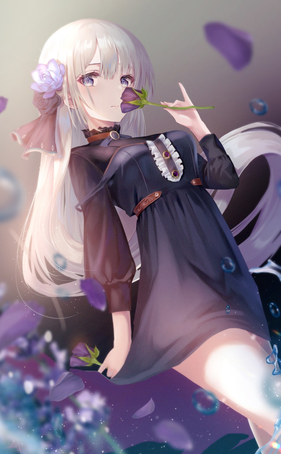 dress, skirt_lift, yk_(pixiv43531291)