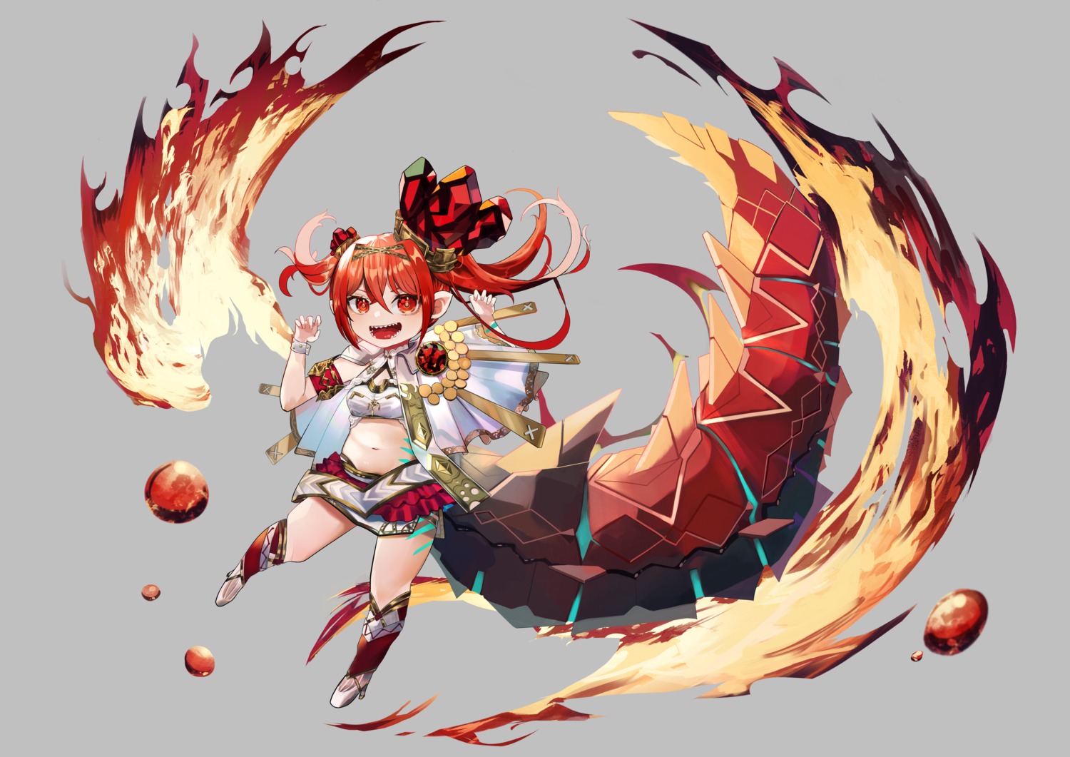 heels, pointy_ears, san_(harutuki_3), tail, tattoo
