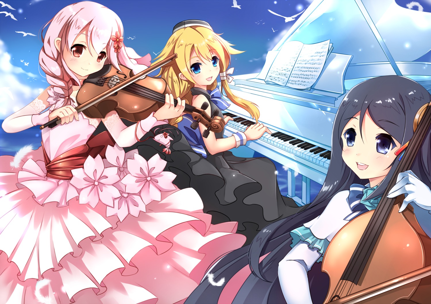aata1007, crossover, dress, k.r.t.girls, magi_in_wanchin_basilica, sergestid_shrimp_in_tungkang