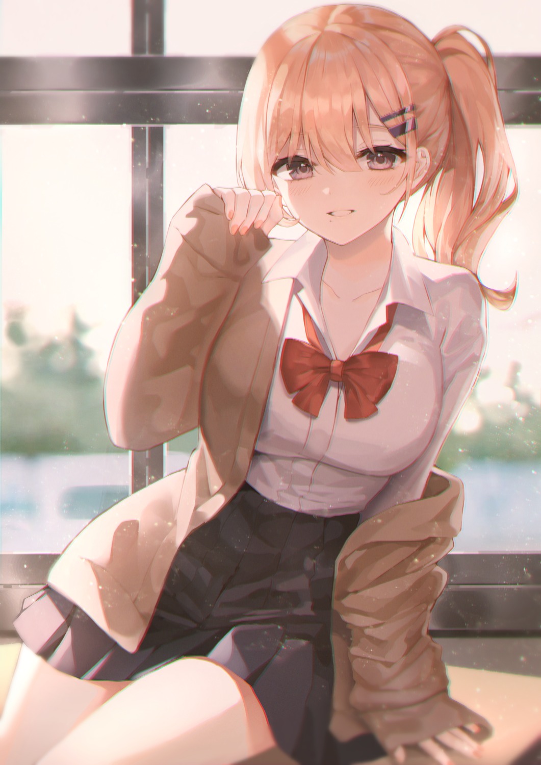 hinaki, seifuku, sweater