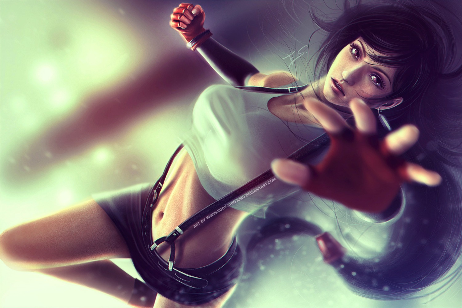 eddy_shinjuku, final_fantasy, final_fantasy_vii, skirt_lift, tifa_lockhart