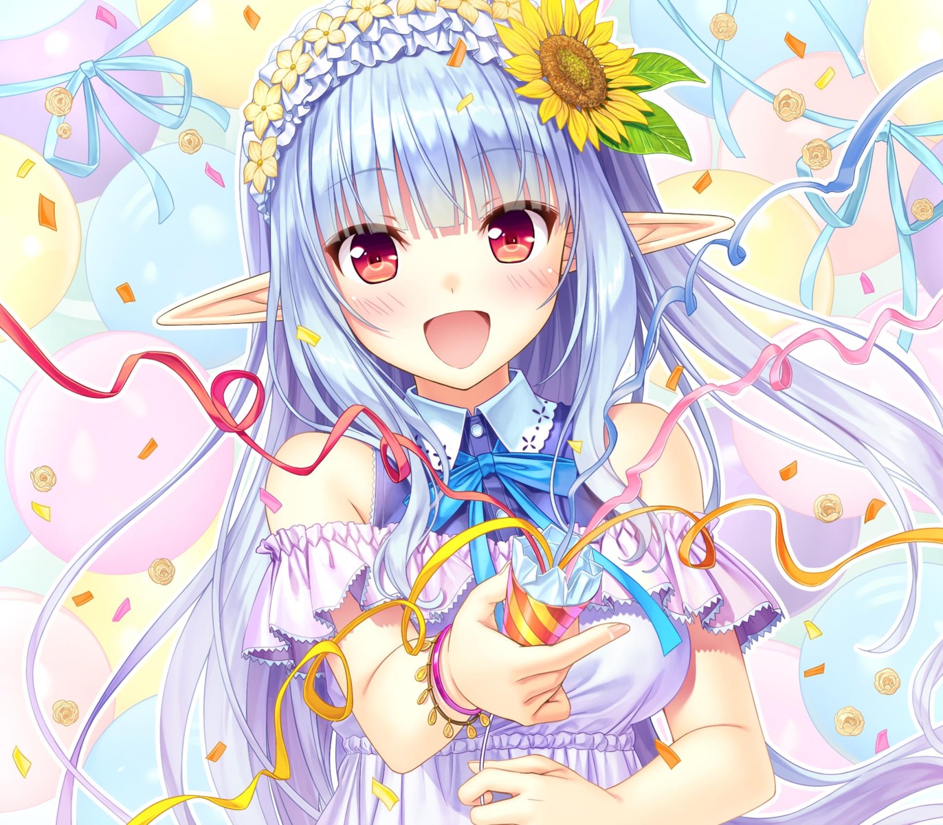 august, disc_cover, iris_mysteria!_~shoujo_no_tsumugu_yume_no_hiseki~, natsuno_io, pointy_ears, yuu_(iris_mysteria!)