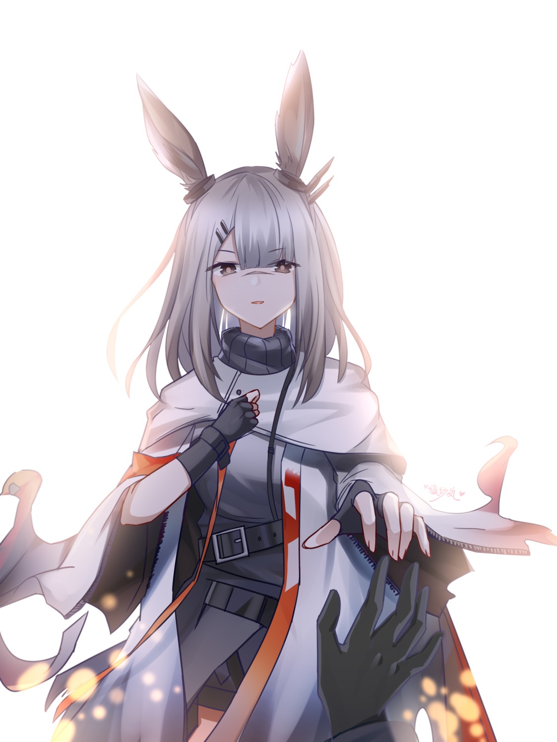 animal_ears, arknights, bunny_ears, frostnova_(arknights), lanelise