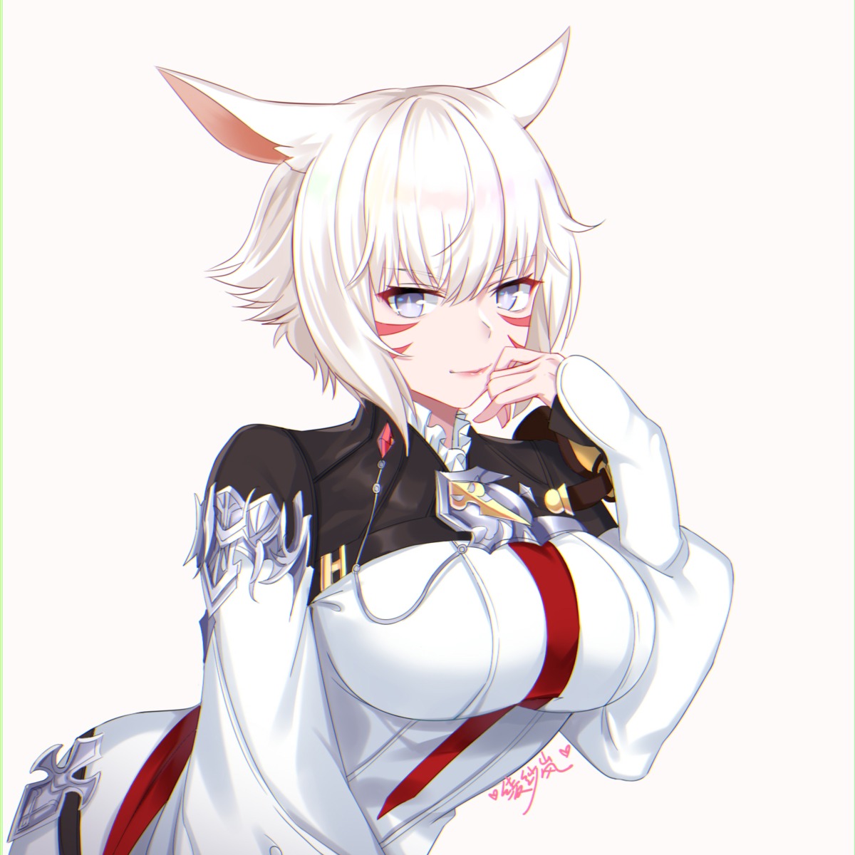 animal_ears, final_fantasy, final_fantasy_xiv, lanelise, uniform