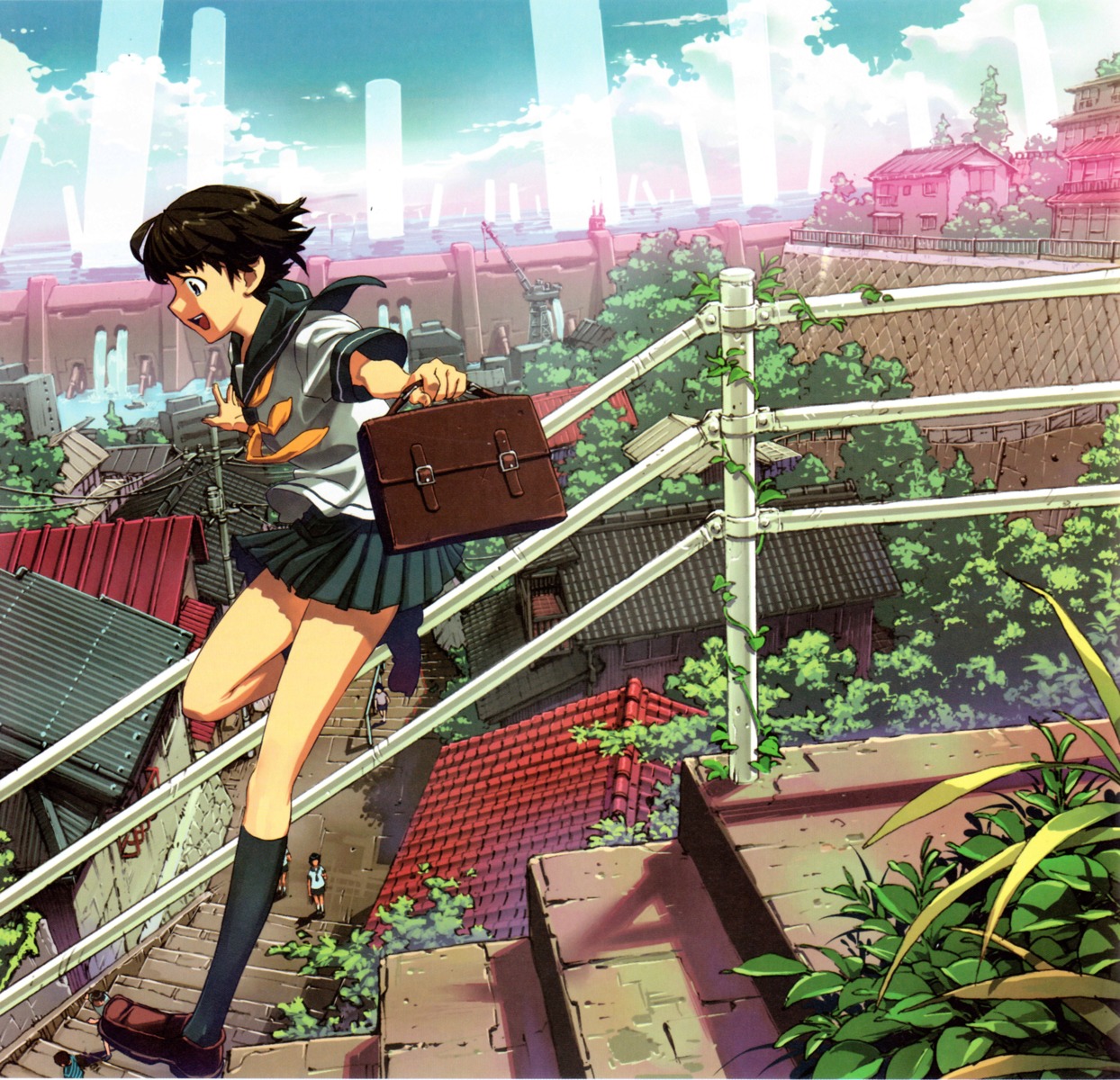 landscape, seifuku, tatsuwo